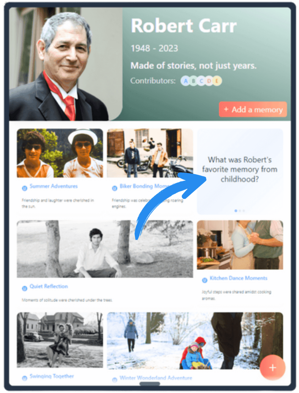 Step 3 - Review and cherish memories